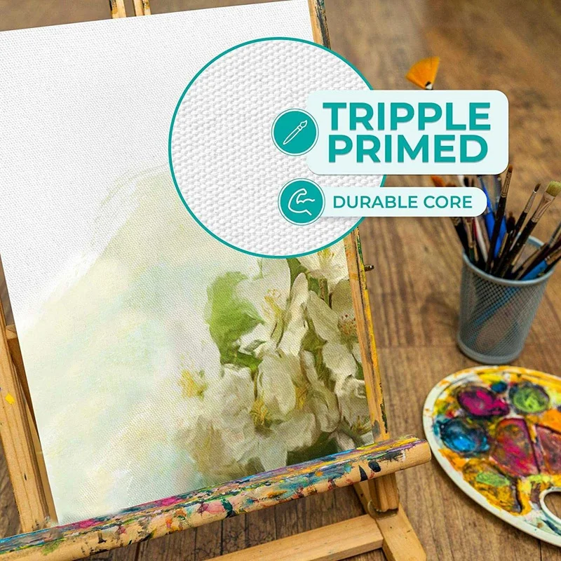 15 Pack 8x10inch Painting Canvas Panels for Acrylic & Oil Art, for Professional Artists,Hobby Painters, Kids
15 Pack 8x10inch Painting Canvas Panels for Acrylic & Oil Art, for Professional Artists,Hobby Painters, Kids