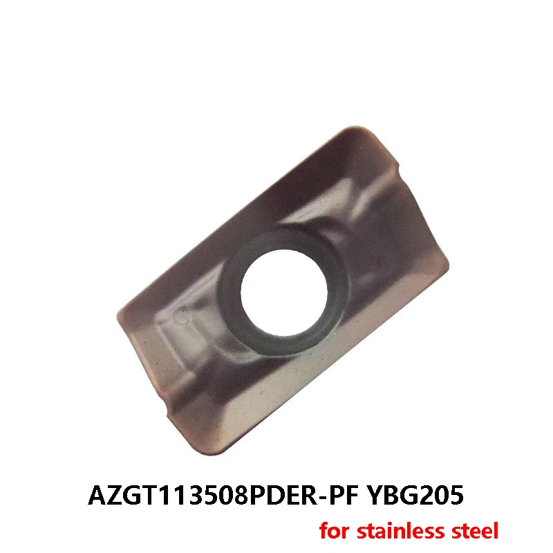 Original AZGT 113508 AZGT113508 PDER AZGT113508PDER-PF YBG205 for Stainless Steel Milling Cutter Carbide Insers CNC Lathe
Original AZGT 113508 AZGT113508 PDER AZGT113508PDER-PF YBG205 for Stainless Steel Milling Cutter Carbide Insers CNC Lathe