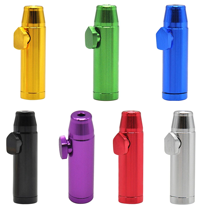 1 Pc 19mmx53mm Metal Snuff Dispenser Bullet Rocket Snorter Snorter Sniffer Easy Portable Snuff Mini Pipe Sniffer Color Random
1 Pc 19mmx53mm Metal Snuff Dispenser Bullet Rocket Snorter Snorter Sniffer Easy Portable Snuff Mini Pipe Sniffer Color Random