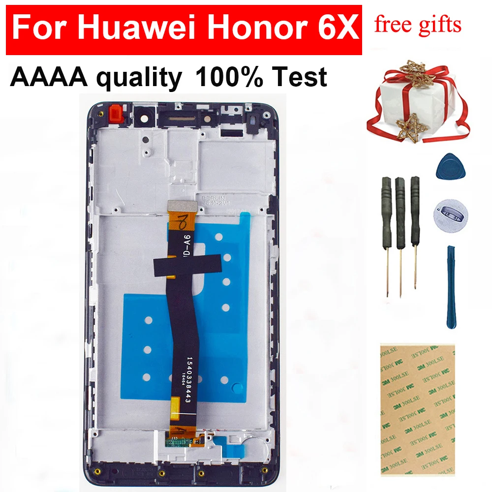 Для huawei Honor 6X ЖК дисплей Дисплей BLN L24 AL10 L21 L22 Сенсорный экран планшета Сенсор