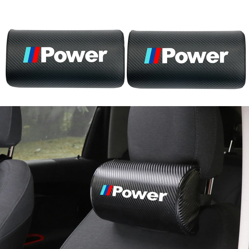 2pcs Car Accessories Carbon Fiber Power Badge Car Headrest Neck Safety Pillow Pad for BMW M3 M5 M6 X1 X3 X5 E34 E39 E36 E60 E46
2pcs Car Accessories Carbon Fiber Power Badge Car Headrest Neck Safety Pillow Pad for BMW M3 M5 M6 X1 X3 X5 E34 E39 E36 E60 E46