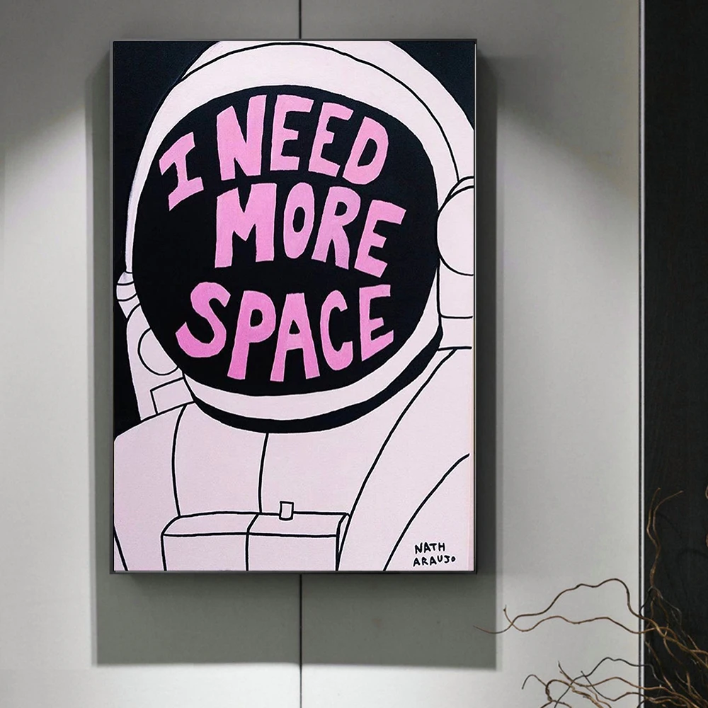 Canvas Painting Art Print Picture I Need More Space Graffiti Modern Artist Abstract Decorative Home Decoration Kids Poster Frame
Canvas Painting Art Print Picture I Need More Space Graffiti Modern Artist Abstract Decorative Home Decoration Kids Poster Frame