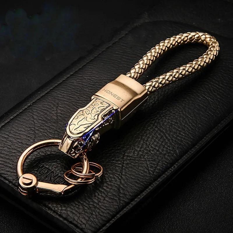 Leather Key Chain Car Key Chain Cowhide Woven Leopard Head Men and Women Pendant
Leather Key Chain Car Key Chain Cowhide Woven Leopard Head Men and Women Pendant