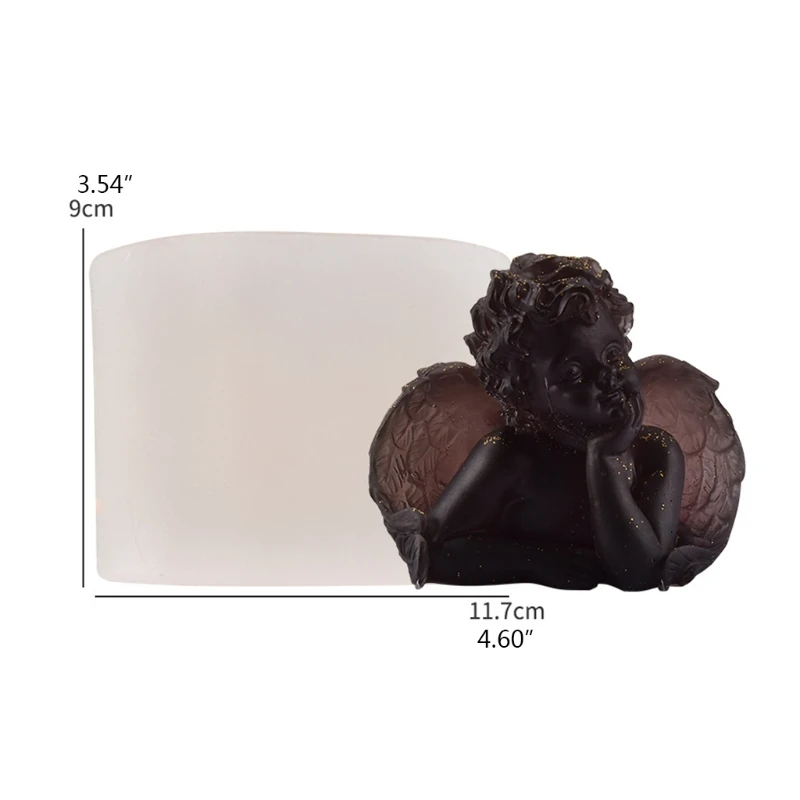 Diy Handmade Resin Mold Silicone Product Plaster Mold 3D Stereo Little Angel Scented Candle Silicone Mold for Decoration
Diy Handmade Resin Mold Silicone Product Plaster Mold 3D Stereo Little Angel Scented Candle Silicone Mold for Decoration