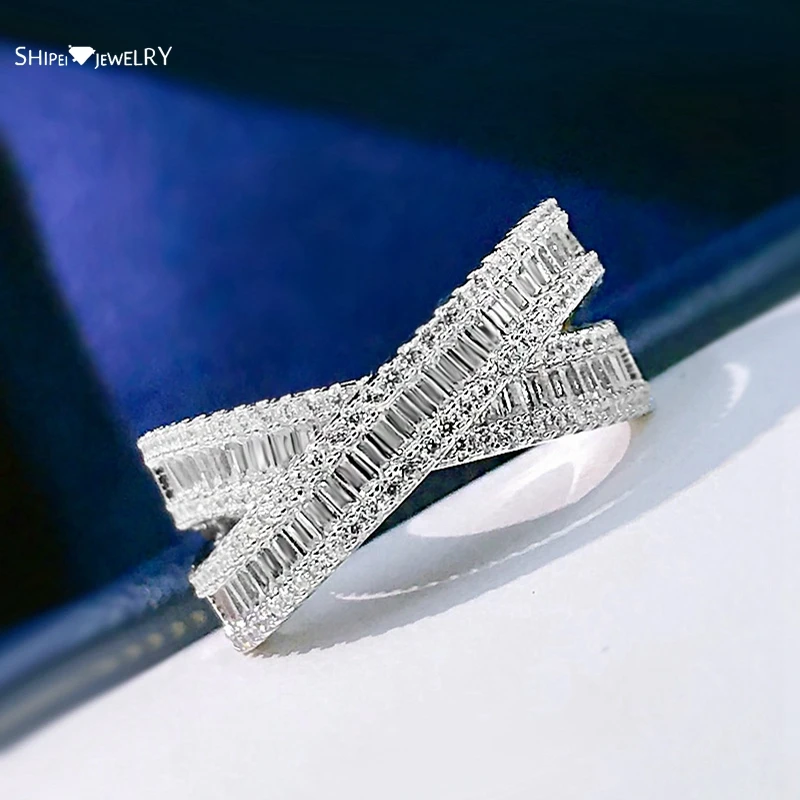 Шипай Творческий 100% 925 пробы Серебряная цепочка с крестиком создан Муассанит камень вечерние для влюбленных пар, унисекс кольца ювелирные у... 
Шипай Творческий 100% 925 пробы Серебряная цепочка с крестиком создан Муассанит камень вечерние для влюбленных пар, унисекс кольца ювелирные у...