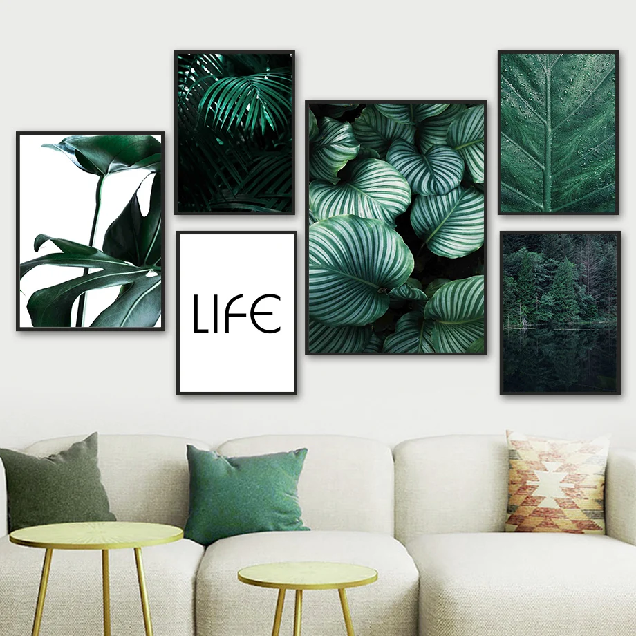 Palm Arrowroot Leaf Forest Lake Quote Wall Art Canvas Painting Nordic Poster And Prints Wall Pictures For Living Room Home Decor
Palm Arrowroot Leaf Forest Lake Quote Wall Art Canvas Painting Nordic Poster And Prints Wall Pictures For Living Room Home Decor