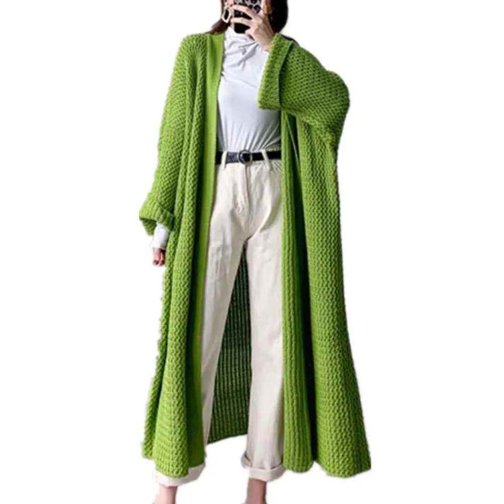 Womens Casual Baggy Plain Long Cardigans Sweatercoat Loose Knitted Thermal Overcoat Coats Long Sleeve Outerwear Fashion Clothes
Womens Casual Baggy Plain Long Cardigans Sweatercoat Loose Knitted Thermal Overcoat Coats Long Sleeve Outerwear Fashion Clothes
