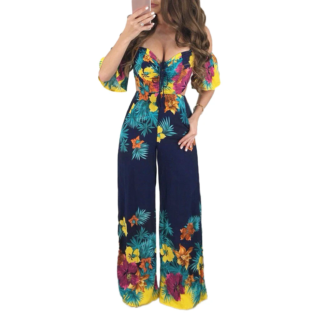 Floral Printed Strappy Women Sexy Tube Top Jumpsuit Romper Wide Leg Trousers Loose Pants Overalls
Floral Printed Strappy Women Sexy Tube Top Jumpsuit Romper Wide Leg Trousers Loose Pants Overalls