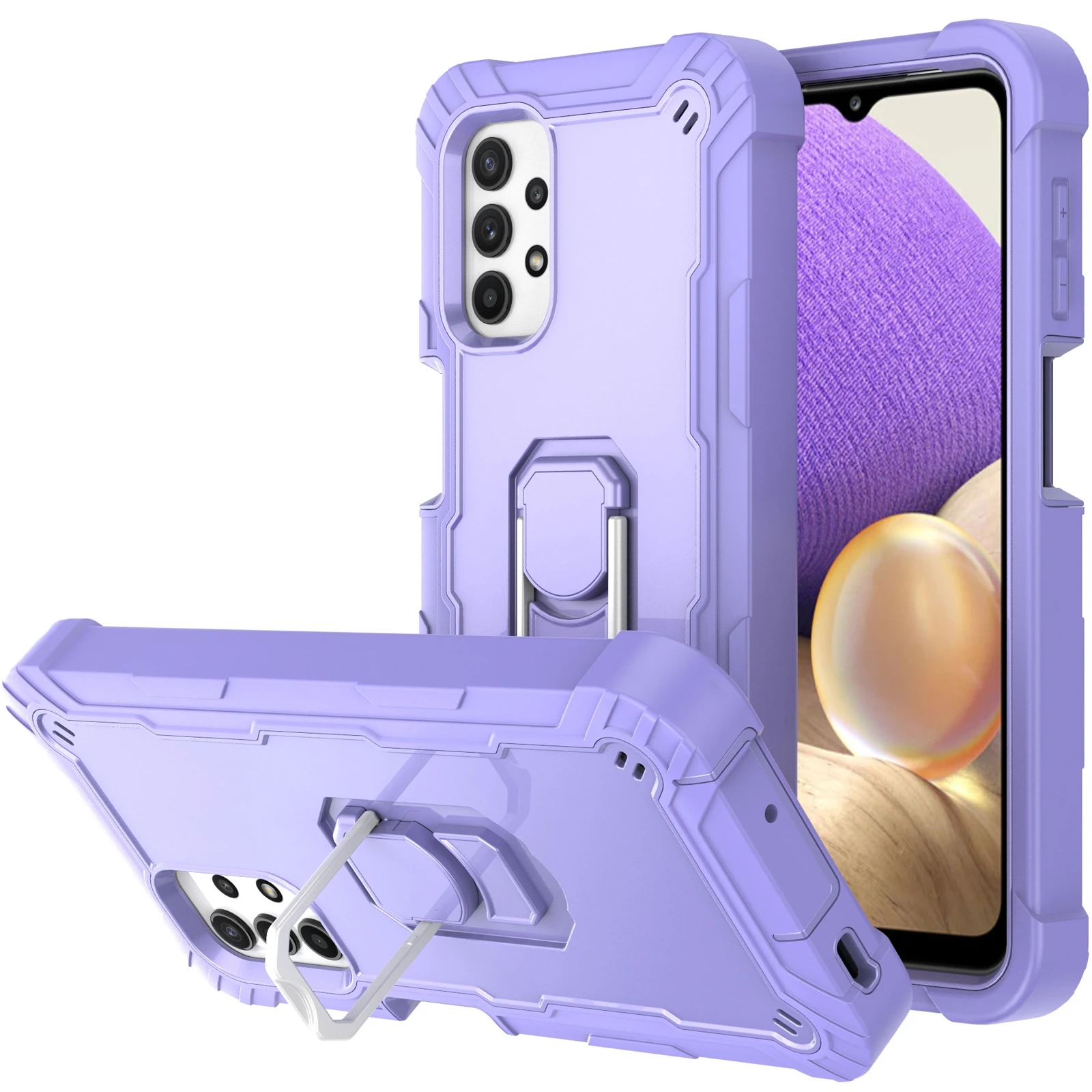 for Samsung Galaxy A12 A32 A52 A72 5G Case, Military Grade Protective Phone Case Cover with Ring Kickstand for Galaxy A52 5G
for Samsung Galaxy A12 A32 A52 A72 5G Case, Military Grade Protective Phone Case Cover with Ring Kickstand for Galaxy A52 5G