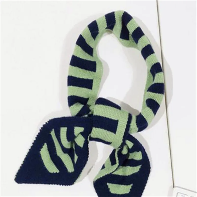 Small knitting striped scarf Han Guodong door selling hot style wool girls collar long winter decoration small scarf N23
Small knitting striped scarf Han Guodong door selling hot style wool girls collar long winter decoration small scarf N23