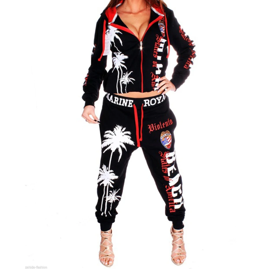 ZOGAA Tracksuit Women Two Pieces Set Outwear Sweatsuit Casual Printed Long Sleeve Zipper Sweatshirt + Long Pants Women's Sets
ZOGAA Tracksuit Women Two Pieces Set Outwear Sweatsuit Casual Printed Long Sleeve Zipper Sweatshirt + Long Pants Women's Sets