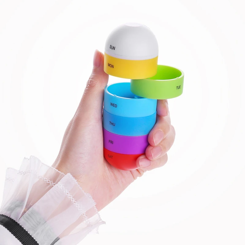 Daily Weekly Pill Box Holder 7Days Pill Case Travel Portable Box Pill Container Bottle Medicine Health Care Pill Cases Splitters
Daily Weekly Pill Box Holder 7Days Pill Case Travel Portable Box Pill Container Bottle Medicine Health Care Pill Cases Splitters