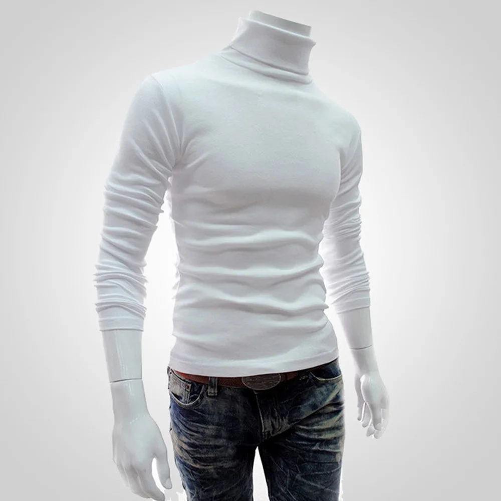Winter Warm Thermal Underwear Men's Slim Turtleneck Long Sleeve Tops Pullover Warm Stretch Knitwear Sweater Loose Solid Color
Winter Warm Thermal Underwear Men's Slim Turtleneck Long Sleeve Tops Pullover Warm Stretch Knitwear Sweater Loose Solid Color