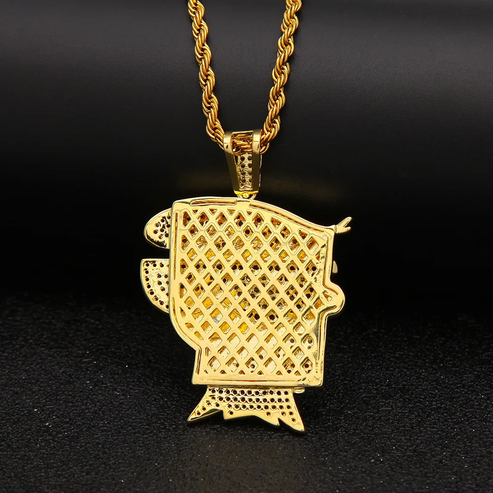 Hip Hop Micro Pave AAA Cubic Zirconia Iced Out Bling Cartoon Character Pendants Necklace for Men Ms Jewelry Drop
Hip Hop Micro Pave AAA Cubic Zirconia Iced Out Bling Cartoon Character Pendants Necklace for Men Ms Jewelry Drop