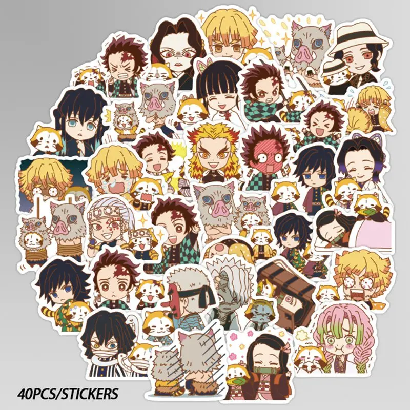 40PCS/Lot Anime Demon Slayer Kimetsu No Yaiba Sticker Waterproof PVC Skateboard Luggage Motorcycle Guitar Kids Toys Sticker
40PCS/Lot Anime Demon Slayer Kimetsu No Yaiba Sticker Waterproof PVC Skateboard Luggage Motorcycle Guitar Kids Toys Sticker