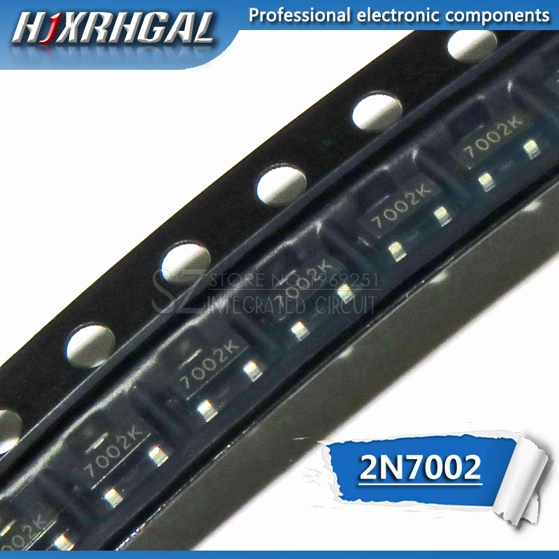 Фото 1 шт. 2N7002LT1G SOT23 2N7002 SOT 23 SMD 702 небольшой сигнал MOSFET 60 V 115 mA n канальный Новый и