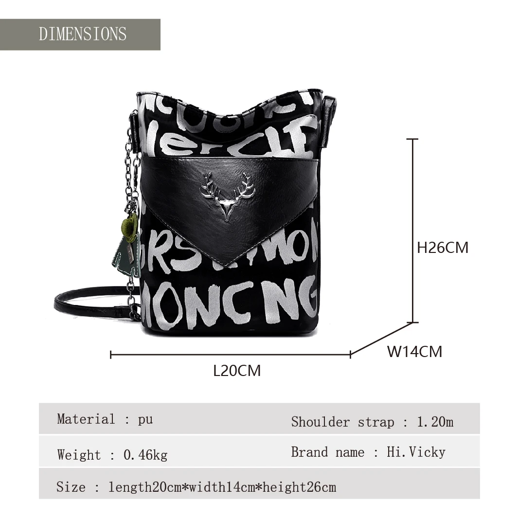 2021 New Black Red Bucket Bag For Women Fashion Leisure Travel Bag Shoulder High Capacity Bag Bucket Bag With Letter Pattern
2021 New Black Red Bucket Bag For Women Fashion Leisure Travel Bag Shoulder High Capacity Bag Bucket Bag With Letter Pattern