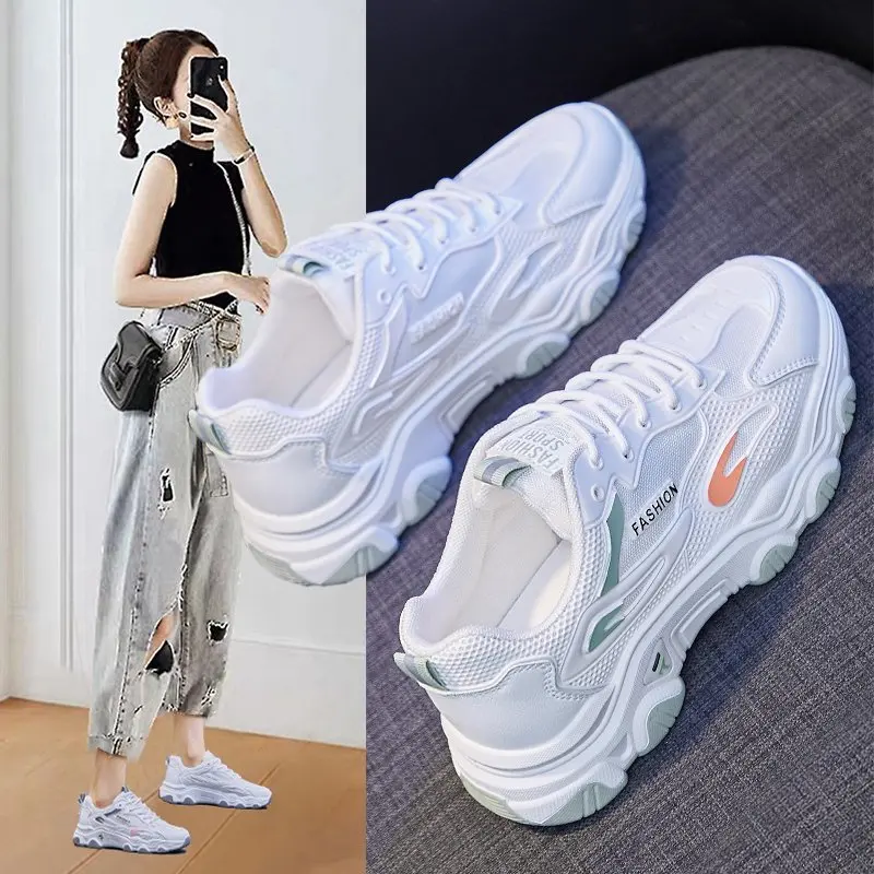 Woman Vulcanize Shoes 2021 New Fashion White Platform Sneakers Women Running Sport Shoes Tennis Trainers Basket Zapatillas Mujer
Woman Vulcanize Shoes 2021 New Fashion White Platform Sneakers Women Running Sport Shoes Tennis Trainers Basket Zapatillas Mujer