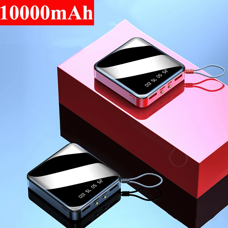 10000mAh Mini Power Bank 2.1A Portable Fast Charger External Battery Pack Powerbank for Xiaomi Huawei iPhone Samsung Poverbank
10000mAh Mini Power Bank 2.1A Portable Fast Charger External Battery Pack Powerbank for Xiaomi Huawei iPhone Samsung Poverbank