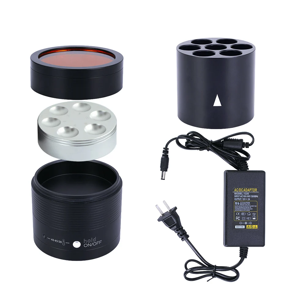 Dental 12V DC Composite Heater AR Heater Composite Resin Heating Composed Material Warmer Dentist Equipment With US&EU Plug 
Dental 12V DC Composite Heater AR Heater Composite Resin Heating Composed Material Warmer Dentist Equipment With US&EU Plug