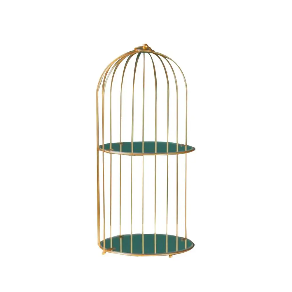 Cosmetic Makeup Organizer 2-Tier Makeup Storage Shelf & Jewelry Stand 2-Tier Birdcage Shape Makeup Display Large Vanity Tray G
Cosmetic Makeup Organizer 2-Tier Makeup Storage Shelf & Jewelry Stand 2-Tier Birdcage Shape Makeup Display Large Vanity Tray G