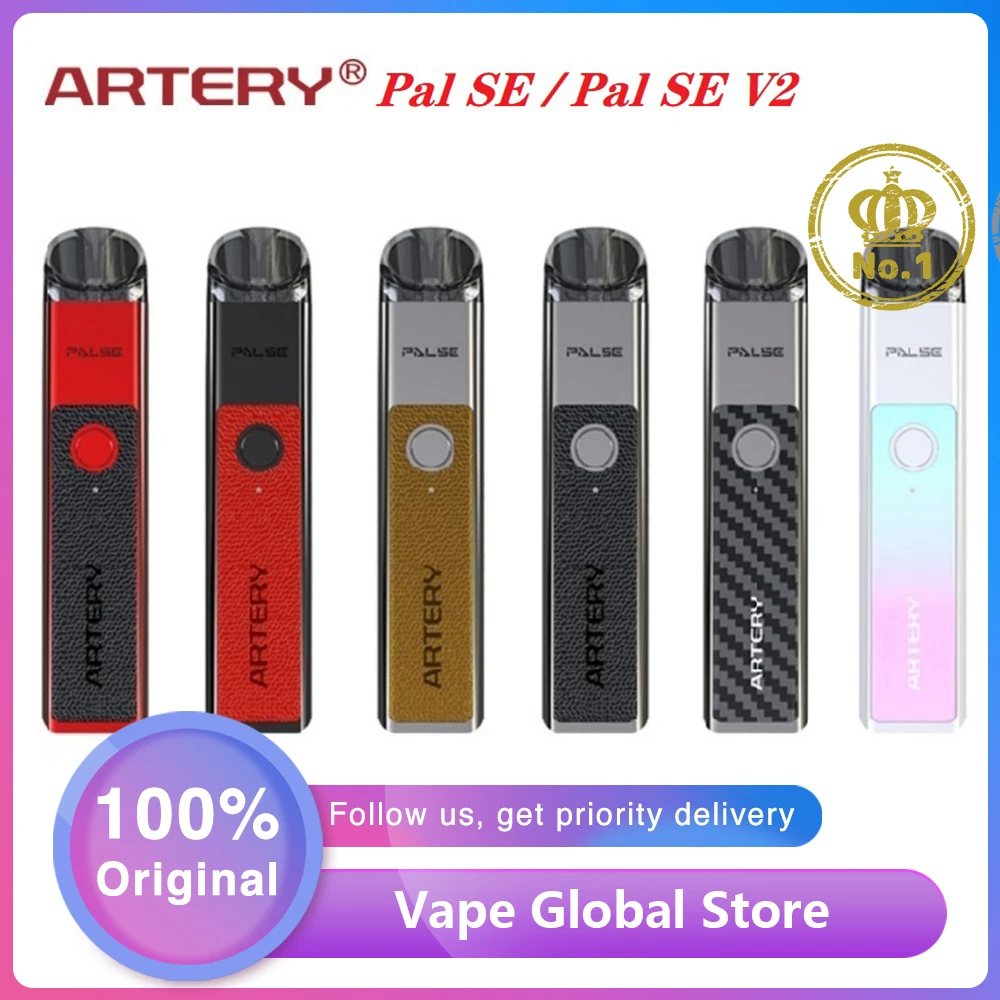 Горячая Распродажа оригинальный артериальный PAL SE V2 Pod Kit 700 мАч встроенный