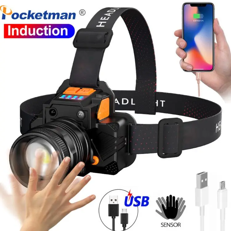 2020 Newest Pocketman Headlamp T6/L2 LED Headlight USB Rechargeable Head Torch Zoomable Head Light Waterproof Head Lamp
2020 Newest Pocketman Headlamp T6/L2 LED Headlight USB Rechargeable Head Torch Zoomable Head Light Waterproof Head Lamp