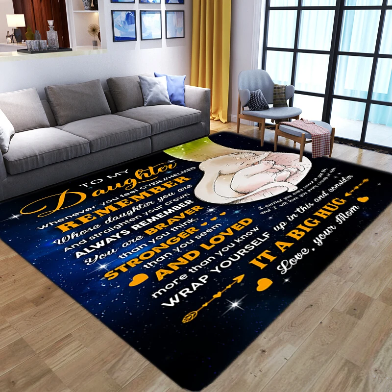 The new creative letter 3D printing thickened the carpet for my daughter and son and expressed love for the children's play pad
The new creative letter 3D printing thickened the carpet for my daughter and son and expressed love for the children's play pad