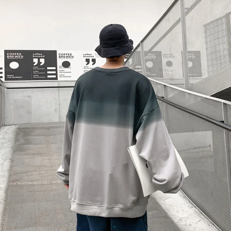 Korean Style Cotton Gradient Hoodie Men's Fashion Casual O-neck Sweatshirt Men Streetwear Loose Hip-hop Pullover Hoodies Mens
Korean Style Cotton Gradient Hoodie Men's Fashion Casual O-neck Sweatshirt Men Streetwear Loose Hip-hop Pullover Hoodies Mens