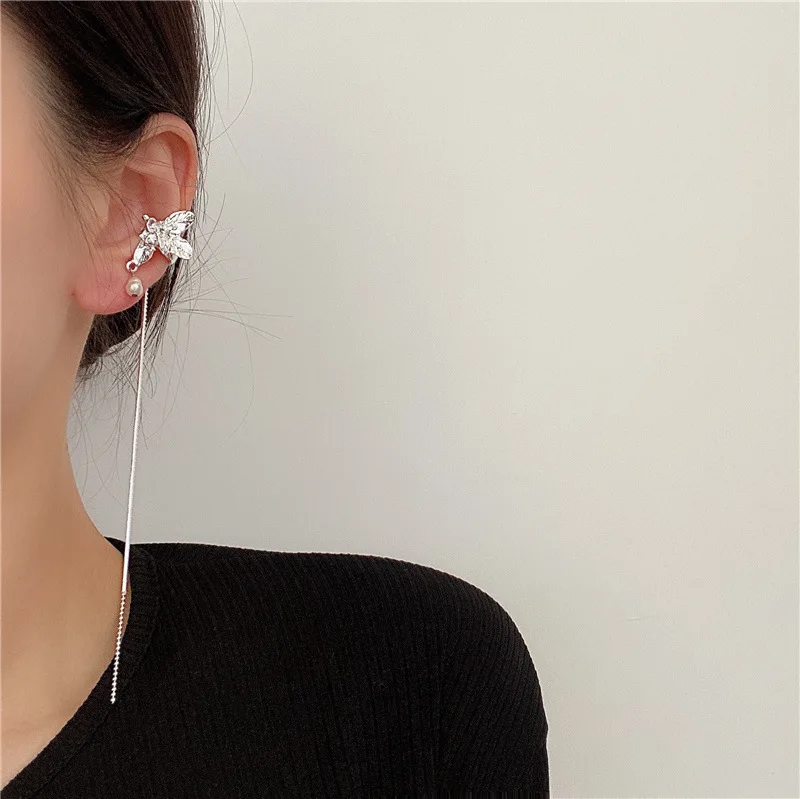Luxury French Metallic Flower Long Tassel Earrings for Women Silver Color Alloy Floral Clip Earrings Minimalist Party Jewelry
Luxury French Metallic Flower Long Tassel Earrings for Women Silver Color Alloy Floral Clip Earrings Minimalist Party Jewelry