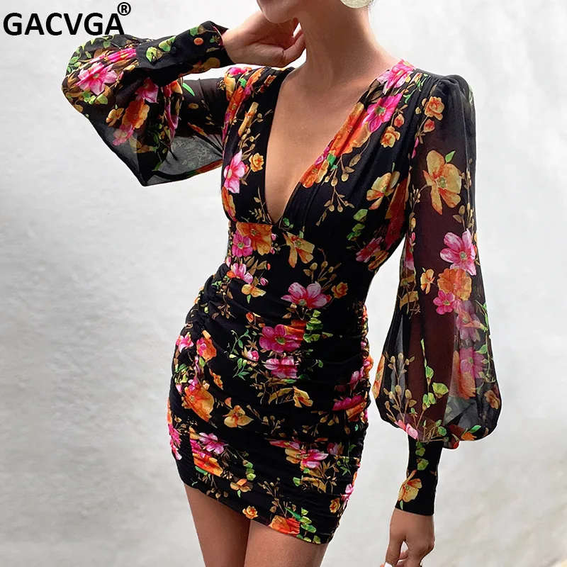 GACVGA Chiffon Summer Autumn Dress Women Long Sleeve Slim Elastic Sexy Bodycon Dress Short Party Mini Dresses Streetwear Vestido
GACVGA Chiffon Summer Autumn Dress Women Long Sleeve Slim Elastic Sexy Bodycon Dress Short Party Mini Dresses Streetwear Vestido