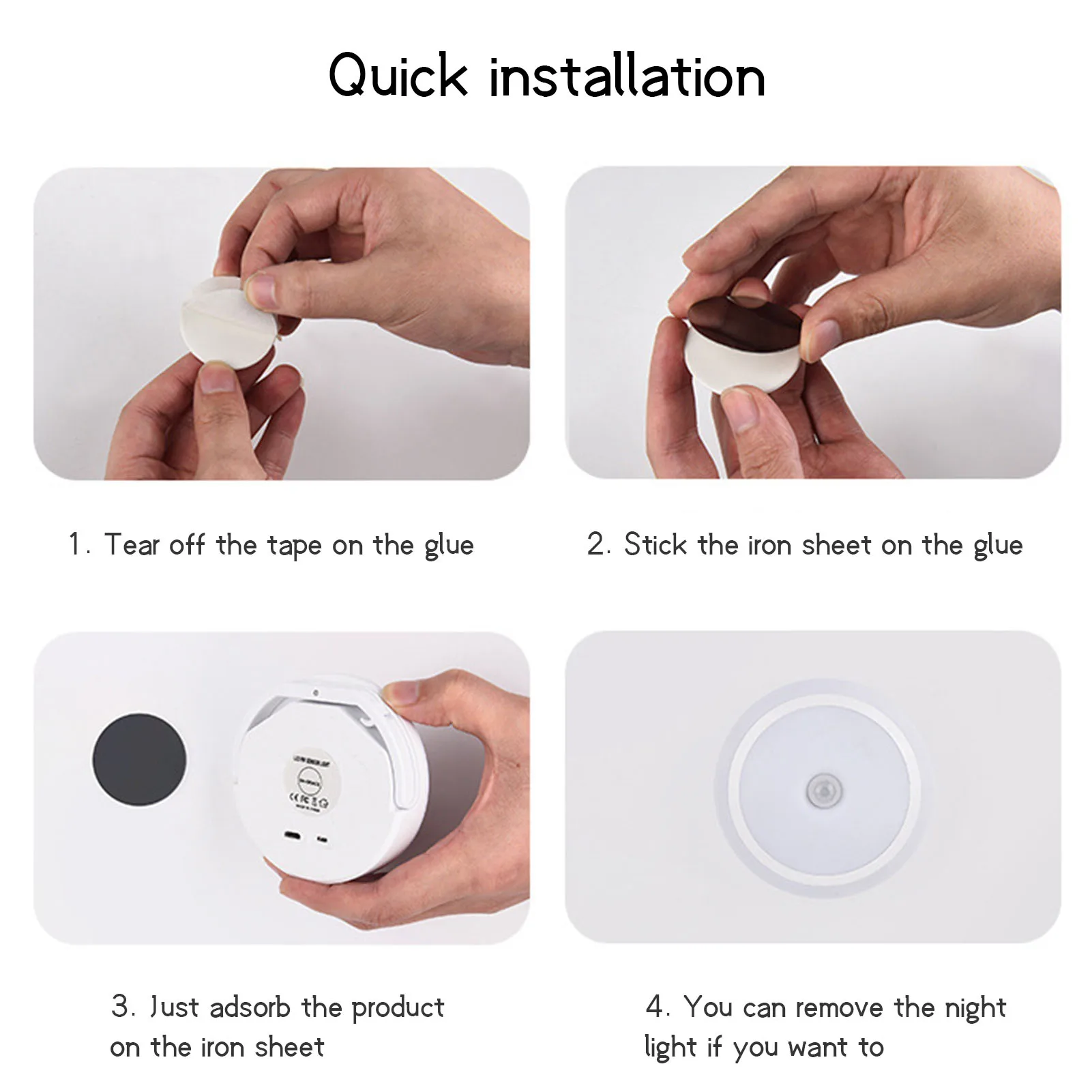 Home Intelligent Wireless Human Body Induction Automatic Led Night Light Charging Wardrobe Aisle Bedside Induction Lamp
Home Intelligent Wireless Human Body Induction Automatic Led Night Light Charging Wardrobe Aisle Bedside Induction Lamp