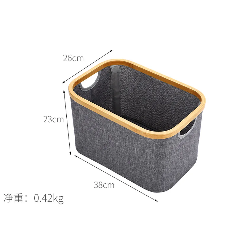 38*33*33CM Bamboo Frame Fabric Storage Basket Foldable Clothes Organizer Basket Japanese-style Dirty Clothes Baskets
38*33*33CM Bamboo Frame Fabric Storage Basket Foldable Clothes Organizer Basket Japanese-style Dirty Clothes Baskets