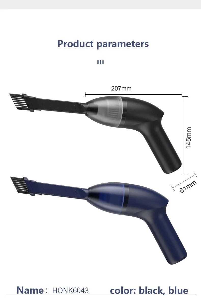 Mini Car Vacuum Cleaner Car And Home HEPA Filtration The Filter Element Can Be Disassembled And Washed Wireless Handheld
Mini Car Vacuum Cleaner Car And Home HEPA Filtration The Filter Element Can Be Disassembled And Washed Wireless Handheld
