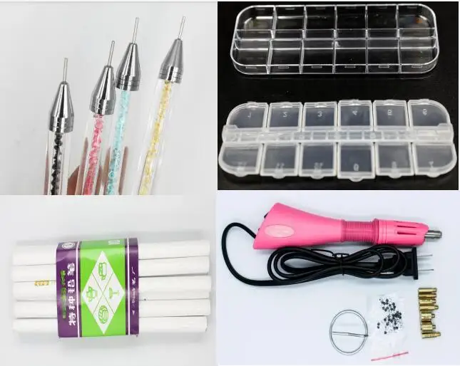 12Grid box/Picking Nail Art Tools Picker Pencil Pen/Diamond Painting Pen / EU US Fast Heated Hotfix Rhinestone Applicator Gun
12Grid box/Picking Nail Art Tools Picker Pencil Pen/Diamond Painting Pen / EU US Fast Heated Hotfix Rhinestone Applicator Gun