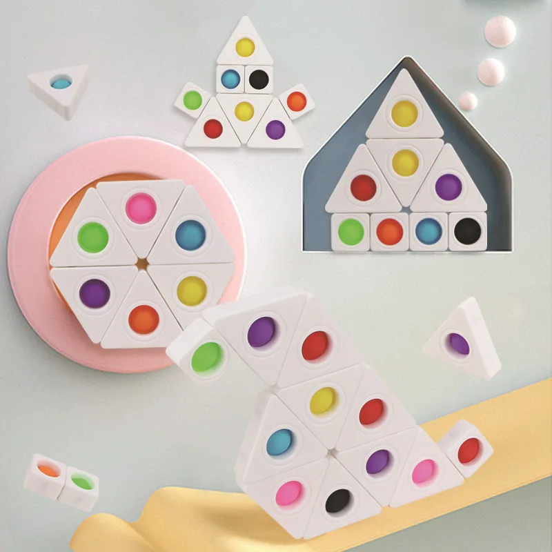 New Bubble Magnetic Suction Decompression Jigsaw Toy Fidget Bubble Pop It Hot Sale Decompression Toy Children Anti-Stress
New Bubble Magnetic Suction Decompression Jigsaw Toy Fidget Bubble Pop It Hot Sale Decompression Toy Children Anti-Stress