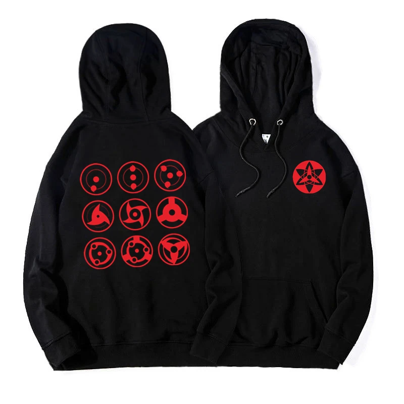 Japan Anime Sasuke Uchiha Sharingan Hoodies Men Loose Hip-hop Fleece Pullovers Harajuku Winter Casual Women Hooded Sweatshirts
Japan Anime Sasuke Uchiha Sharingan Hoodies Men Loose Hip-hop Fleece Pullovers Harajuku Winter Casual Women Hooded Sweatshirts