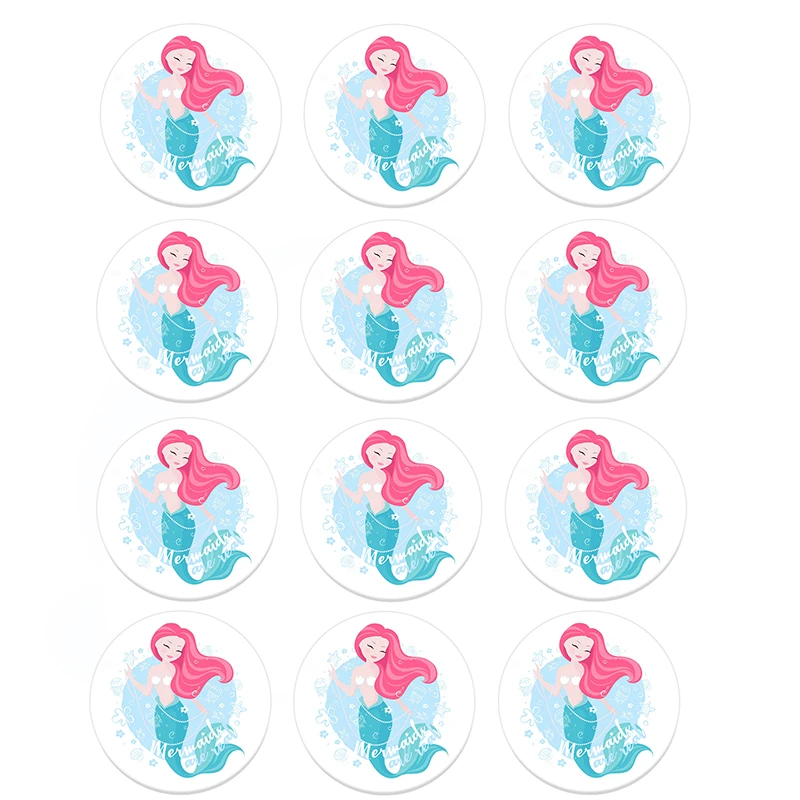 Mermaid Party Theme Stickers Set Mermaids Labels Party Self-adhesive Sticker Baby Shower Happy Birthday Party Gift Decorations
Mermaid Party Theme Stickers Set Mermaids Labels Party Self-adhesive Sticker Baby Shower Happy Birthday Party Gift Decorations