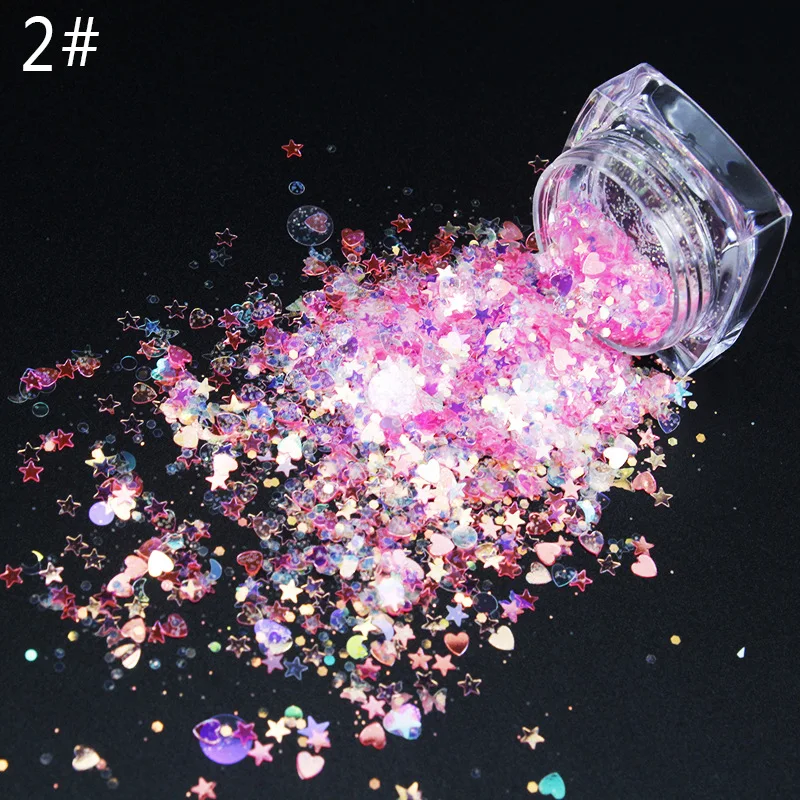 500g 8Colors Wholesale Mix Shape Pink Purple Star Heart Glitter Sequins Flakes Face Sequin for Crafts Body Balloon Filling
500g 8Colors Wholesale Mix Shape Pink Purple Star Heart Glitter Sequins Flakes Face Sequin for Crafts Body Balloon Filling