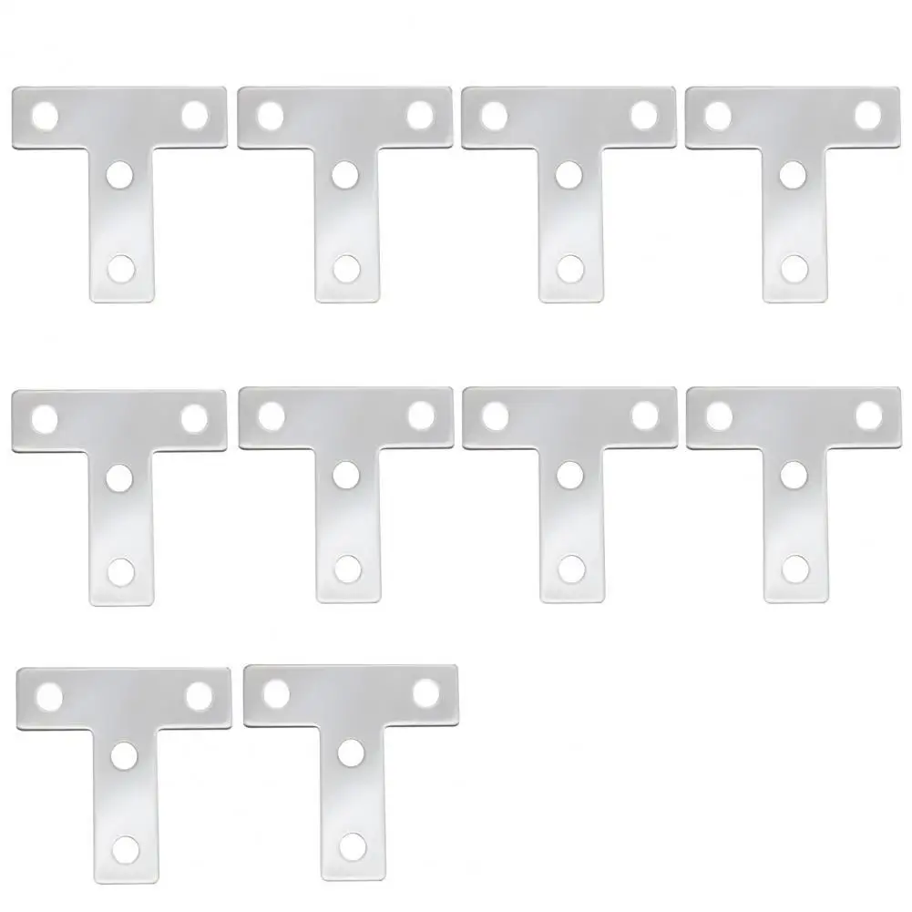 Silver Color 10Pcs Fixed Professional Corner Bracket Durable Corner Brace Fine Workmanship for Desk
Silver Color 10Pcs Fixed Professional Corner Bracket Durable Corner Brace Fine Workmanship for Desk