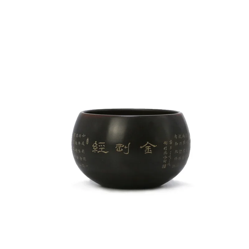 BOERNA Pottery Cup Handmade Nixing Diamond Sutra Carving Exquisite Tea Cup Packaging Beautiful Christmas Gift Tazas Caneca
BOERNA Pottery Cup Handmade Nixing Diamond Sutra Carving Exquisite Tea Cup Packaging Beautiful Christmas Gift Tazas Caneca