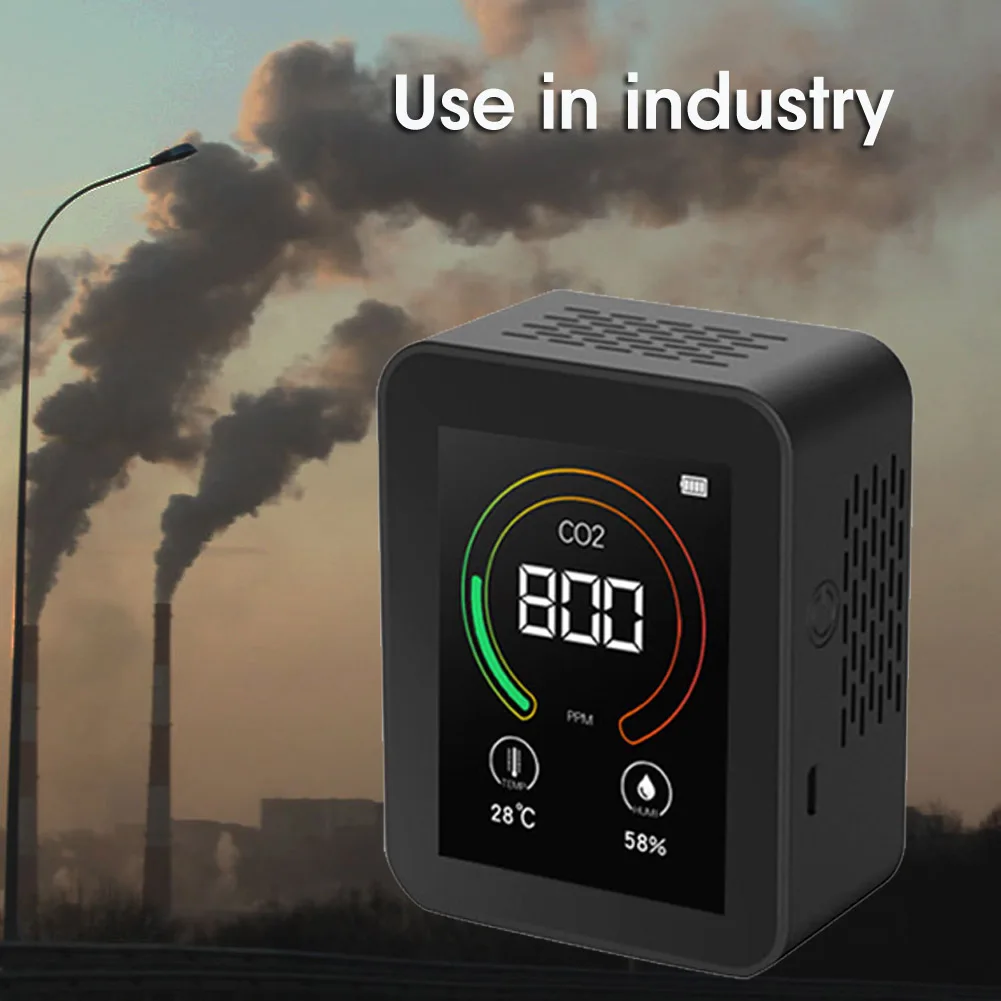 Gas Detector Gas Analyzer Air Quality Monitor Co2 Meter Air Analyzer Co2 Detector Co2 Sensor Co2 Monitor
Gas Detector Gas Analyzer Air Quality Monitor Co2 Meter Air Analyzer Co2 Detector Co2 Sensor Co2 Monitor