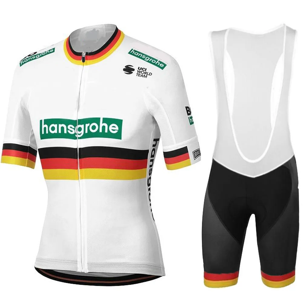 New Boraful Hansgrohe 2021 Cycling Jersey Set German Champion Bicycle Clothing Men short Sleeve Road Bike Suit MTB Radtrikot MTB
New Boraful Hansgrohe 2021 Cycling Jersey Set German Champion Bicycle Clothing Men short Sleeve Road Bike Suit MTB Radtrikot MTB