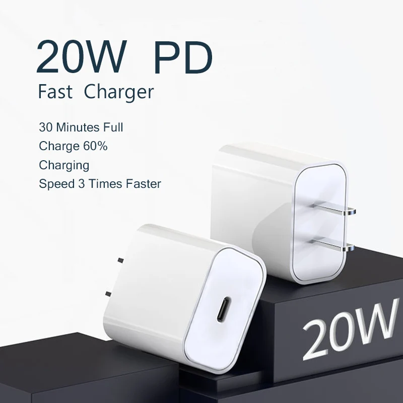 Type C Plug Fast Mobile Phone Chargers 20W PD Usa EU Charger Adapter For Iphone 8 8Plus 10 11 12 Mini Pro Max QC 3.0
Type C Plug Fast Mobile Phone Chargers 20W PD Usa EU Charger Adapter For Iphone 8 8Plus 10 11 12 Mini Pro Max QC 3.0