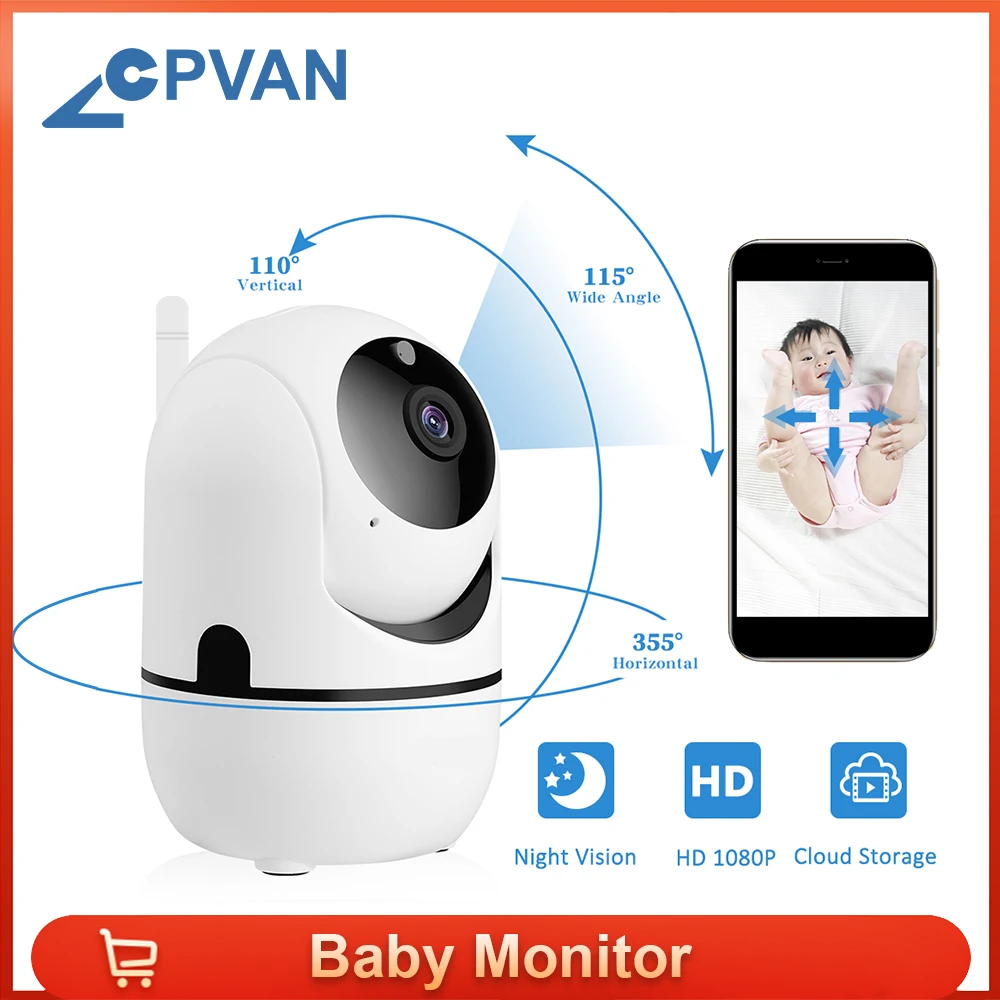 CPVAN Baby Monitor Wireless IP Camera HD 1080P Automatic Tracking Infrared Surveillance Camera 2 Way Audio Indoor WiFi Camera
CPVAN Baby Monitor Wireless IP Camera HD 1080P Automatic Tracking Infrared Surveillance Camera 2 Way Audio Indoor WiFi Camera