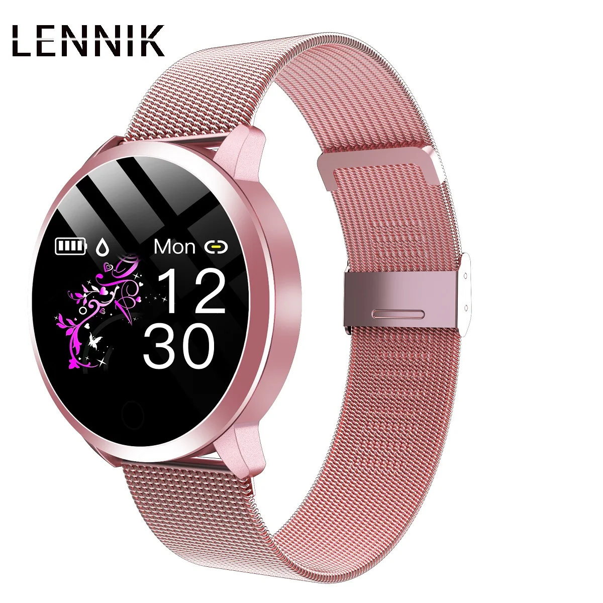 LENNIK Q8 Smart Watch Women Fitness Tracker Heart Rate Monitor Female Physiological Cycle Reminder OLED Color Screen Smartwatch
LENNIK Q8 Smart Watch Women Fitness Tracker Heart Rate Monitor Female Physiological Cycle Reminder OLED Color Screen Smartwatch