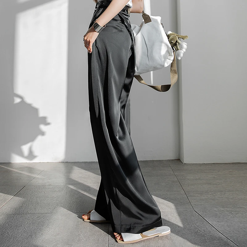 new arrival fashion summer pants women chiffon office lady casual wide leg pants streetwear temperament simple loose long pants
new arrival fashion summer pants women chiffon office lady casual wide leg pants streetwear temperament simple loose long pants