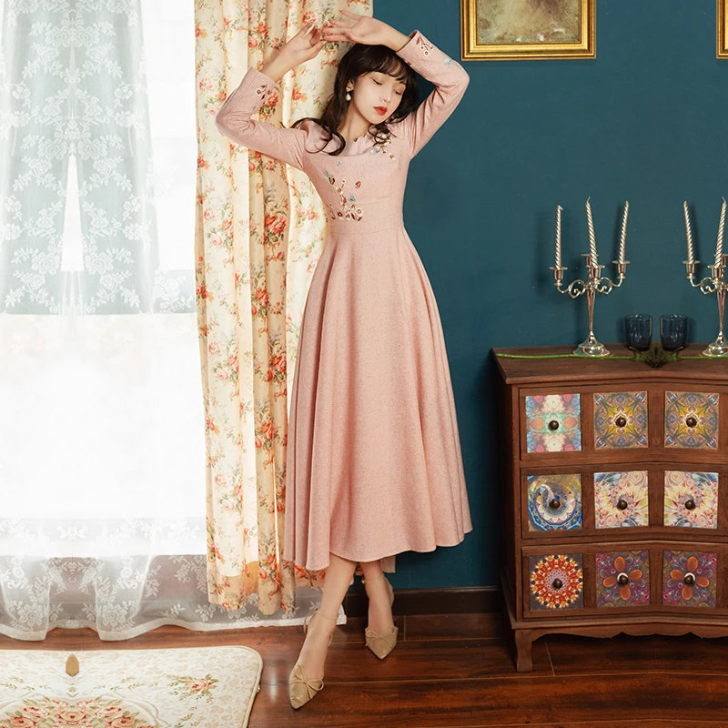 2019 new fashion women's clothing Autumn and winter solid color dress dresses women dress
2019 new fashion women's clothing Autumn and winter solid color dress dresses women dress