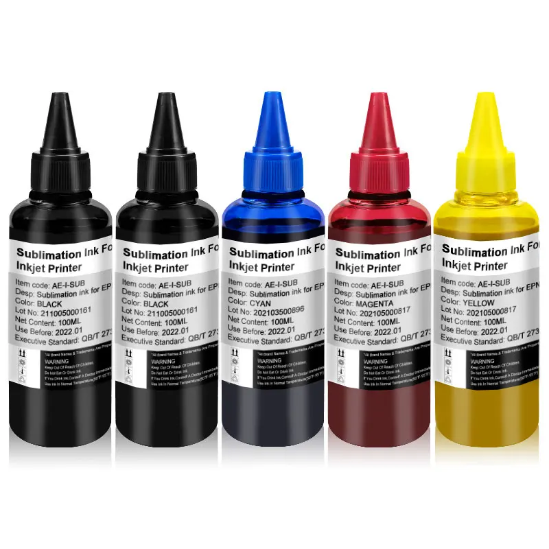 1-5 Pcs Inkjet Sublimation Ink Universal 100ML For Epson Desktop Printers Heat Transfer Ink Heat Press Used For Epson
1-5 Pcs Inkjet Sublimation Ink Universal 100ML For Epson Desktop Printers Heat Transfer Ink Heat Press Used For Epson