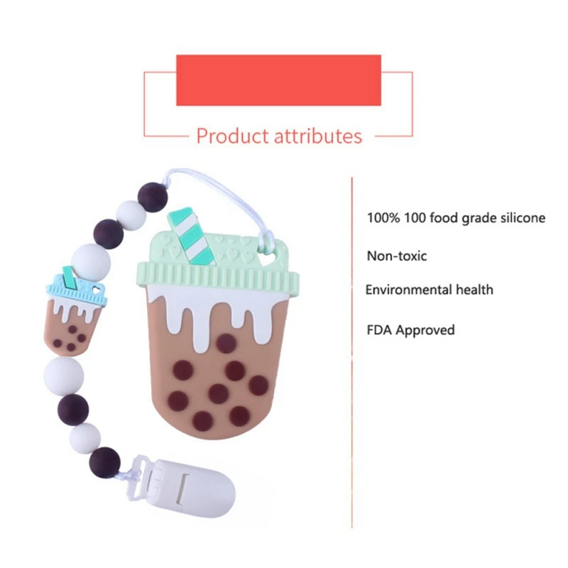 New Cute Silicone Baby Pacifier Clips Silicone Food Pacifier Chain Holder Baby Shower Gift
New Cute Silicone Baby Pacifier Clips Silicone Food Pacifier Chain Holder Baby Shower Gift